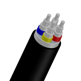 0,6/1KV - AL/PVC/PVC - 4 Cores (AVV) Power Cable