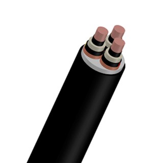 12/20 (24)KV - CU/XLPE/PVC - 3 Cores (CXV/S) Power Cable