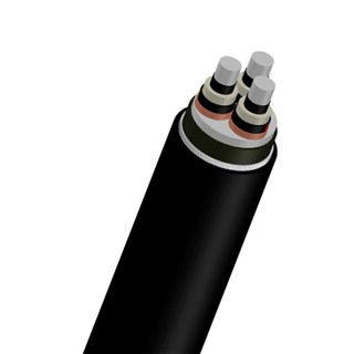 3.6/6 (7.2)KV - AL/XLPE/AWA/PVC - 3 Cores (AXV/AWA) Power Cable