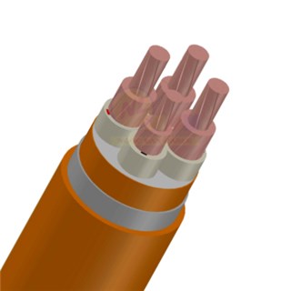 LV- 0,6/1 kV - CU/XLPE/DSTA/FR-PVC-  Fire resistant cable (4 cores)
